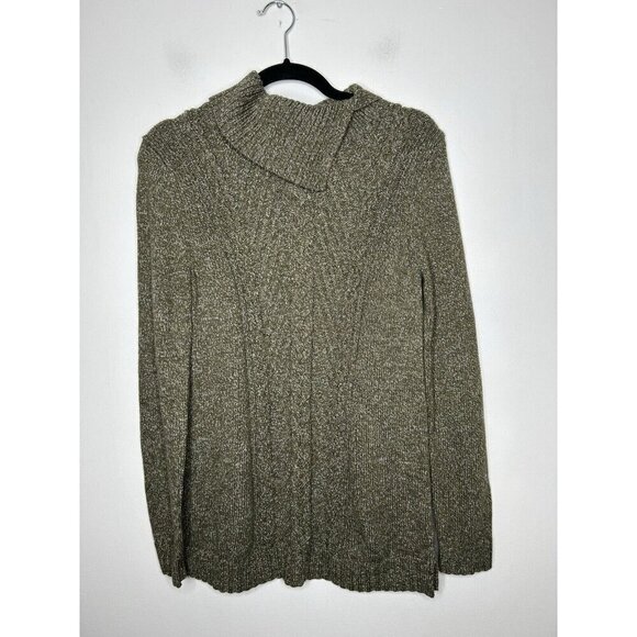 Talbots Green Turtleneck Long Sleeve Sweater 100% Cotton Size XSmall NWT - Picture 1 of 9